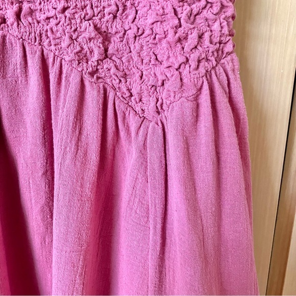 Free people summer chapter midi dress daphne rose pink - Picture 7 of 10